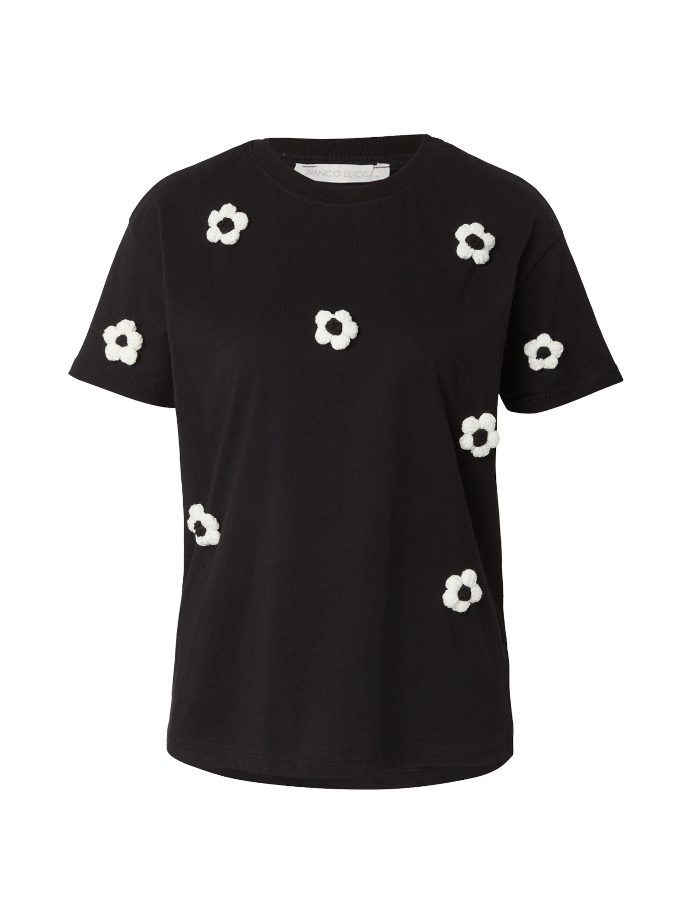 T-shirt Bianco Lucci en noir : devant