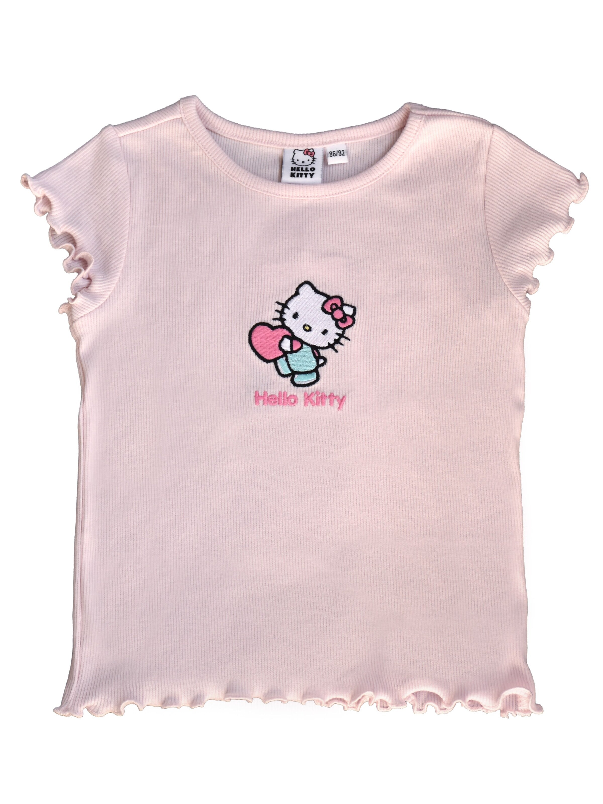 HELLO KITTY Shirt 'Heart'‌ in Pink: Vorderseite