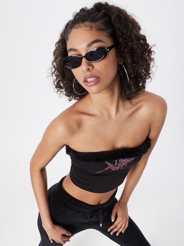 SHYX Top 'Fleur' in Black: front