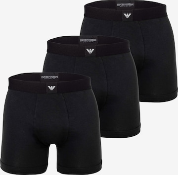 Boxer di Emporio Armani in nero: frontale