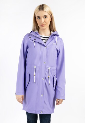 Schmuddelwedda Raincoat in Purple: front