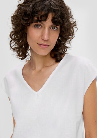 s.Oliver T-shirt i vit