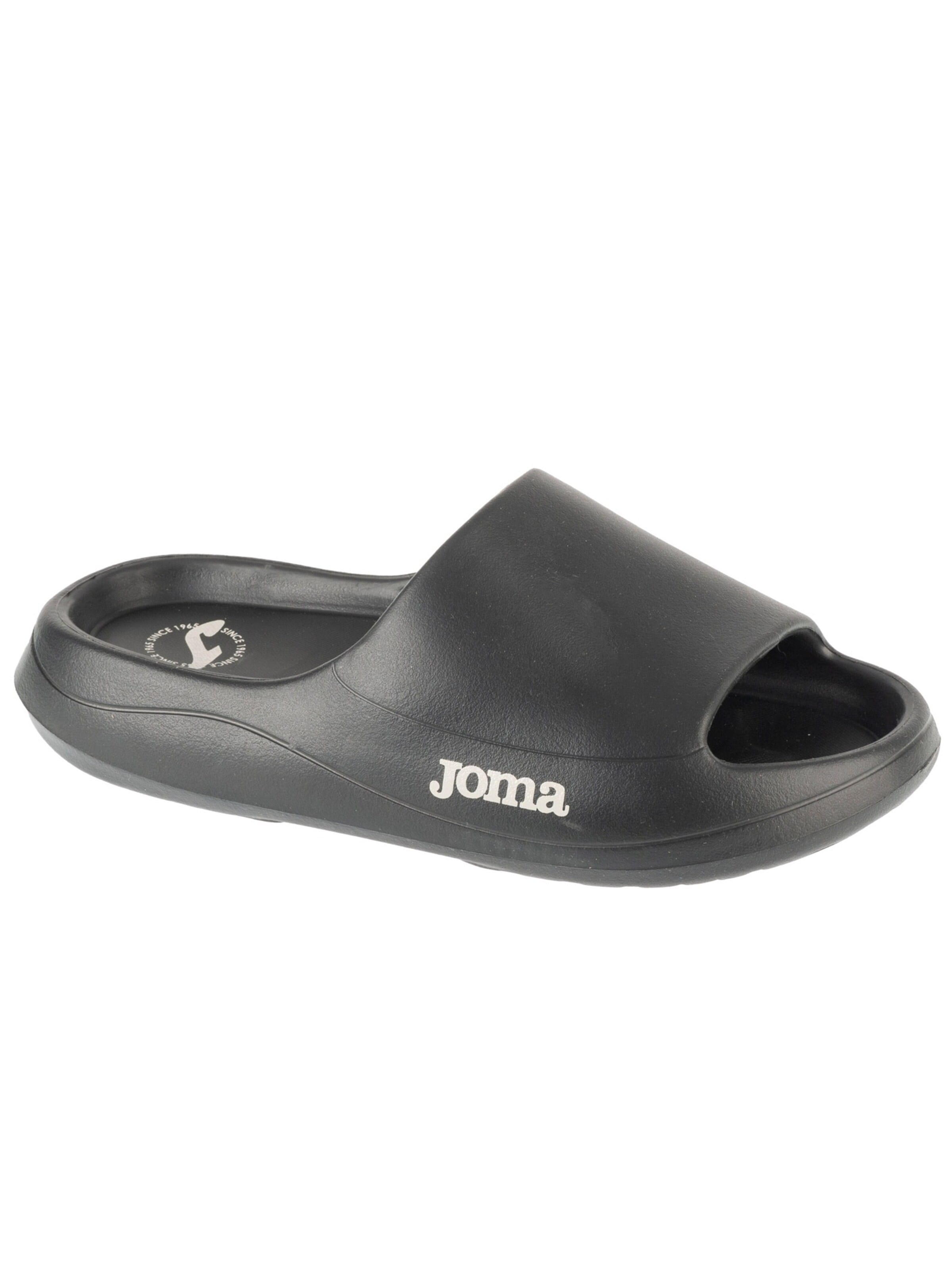 JOMA Mules in Black: front