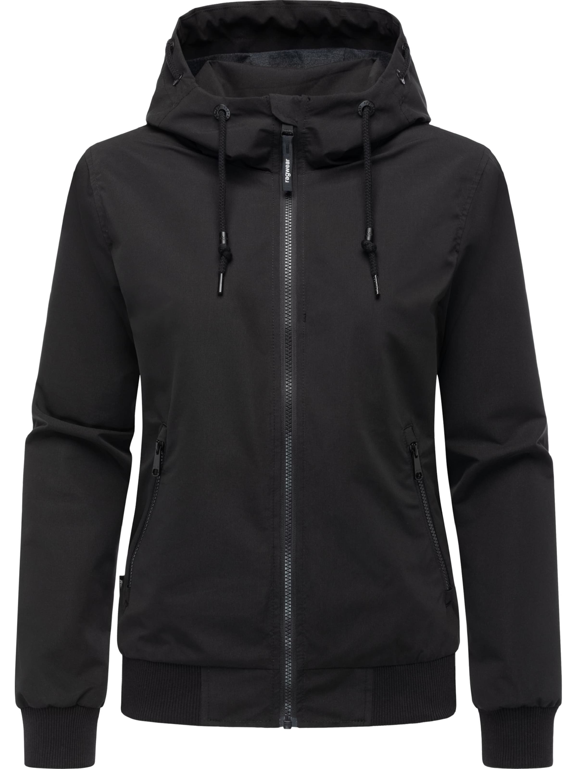 Ragwear Performance Jacket 'Oggie' in Black: front