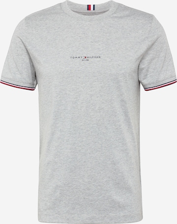 T-Shirt TOMMY HILFIGER en gris : devant