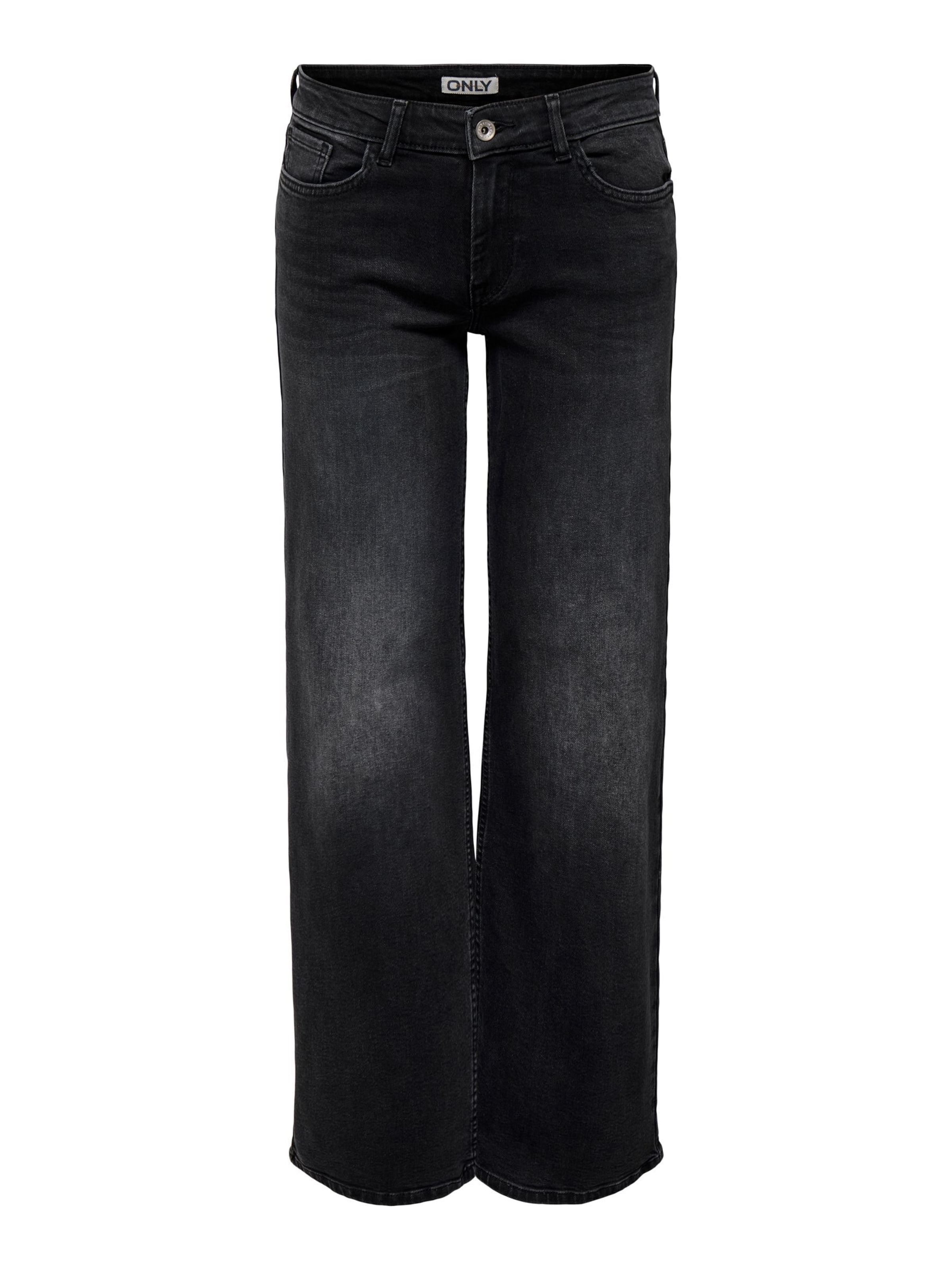 ONLY Wide Leg Jeans i sort: forside