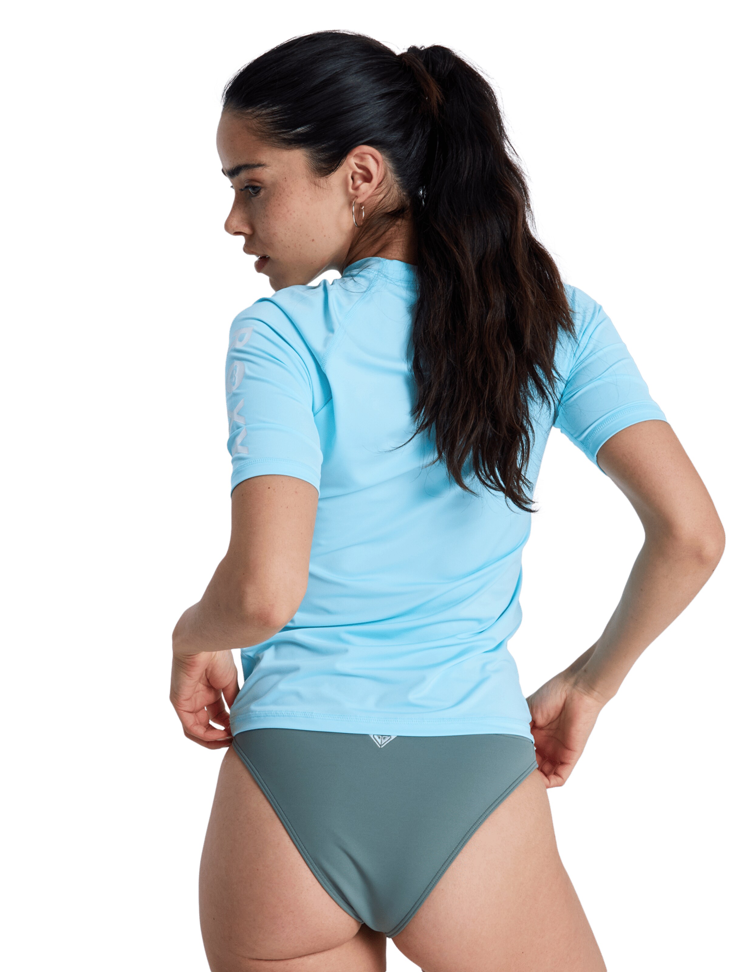 ROXY Performance Shirt 'Whole Hearted' in Blue