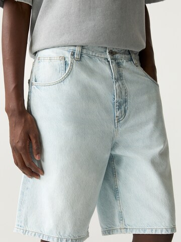 Pull&Bear Baggy Jeans i blå