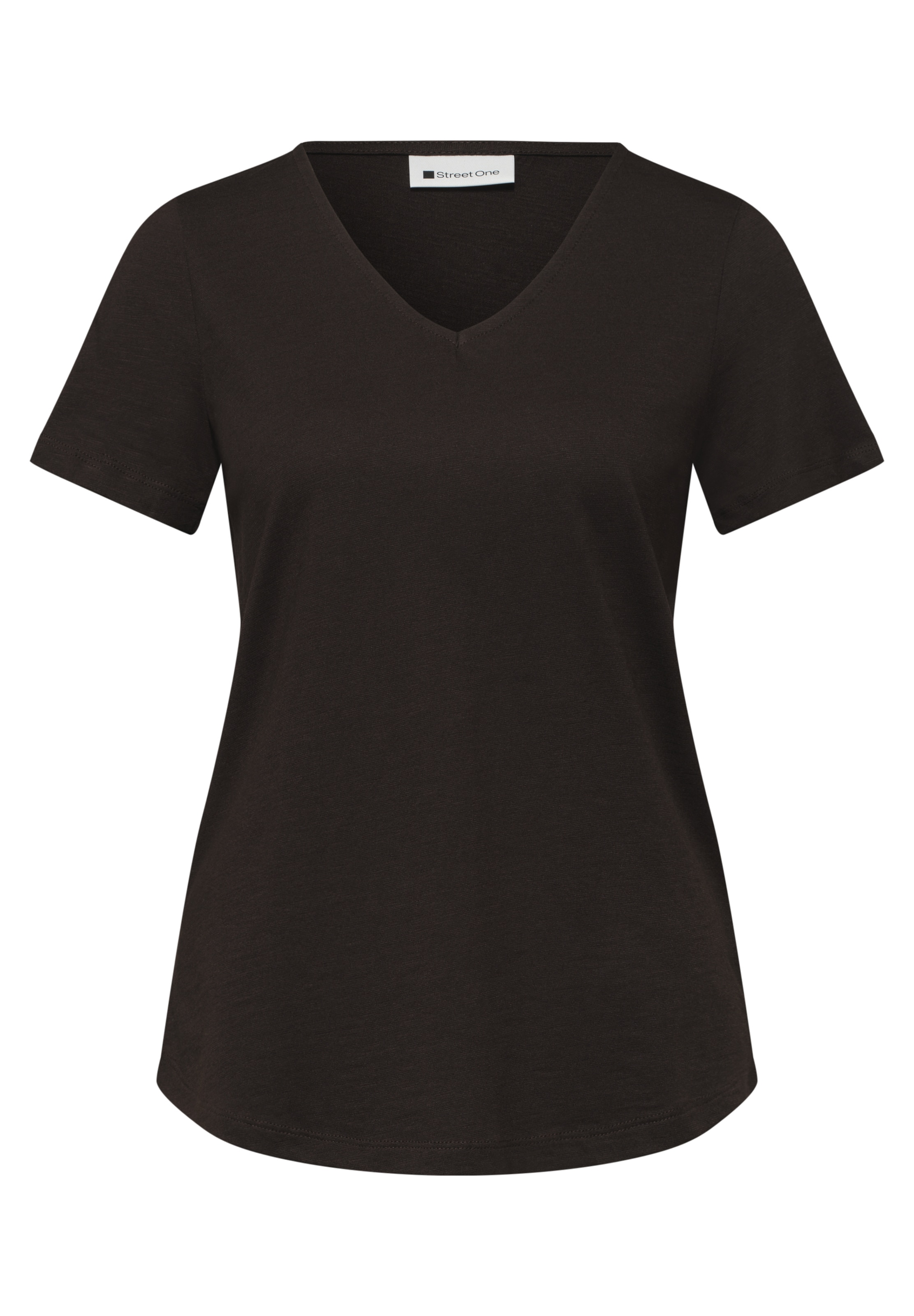 STREET ONE Shirt in Brown: front