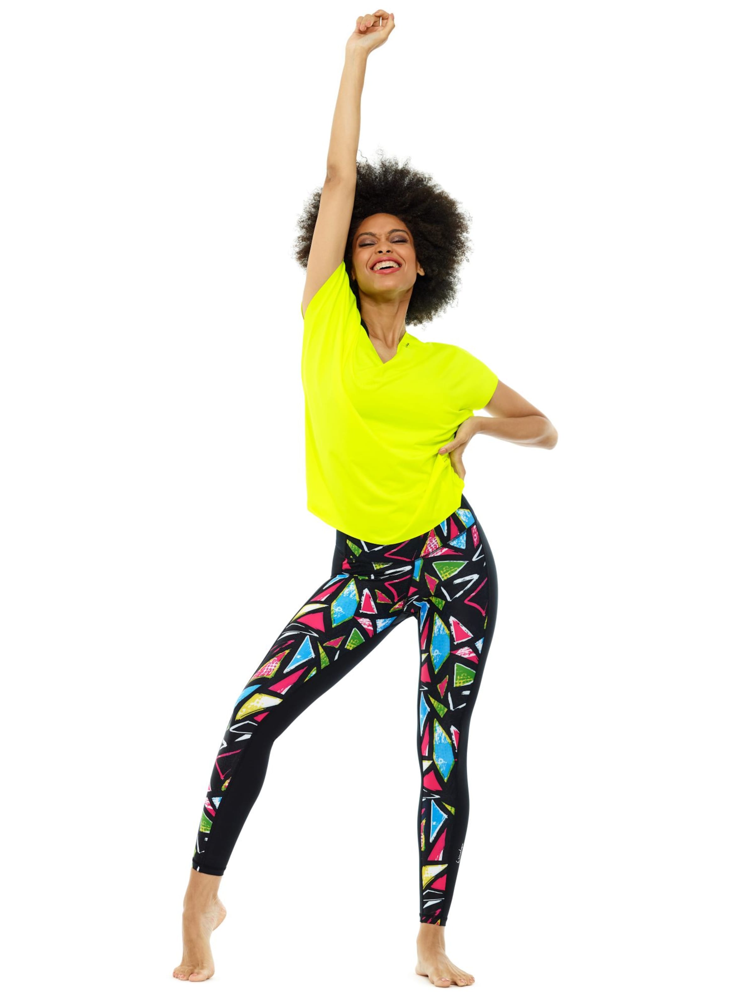 Winshape Performance shirt 'DT101' in Yellow