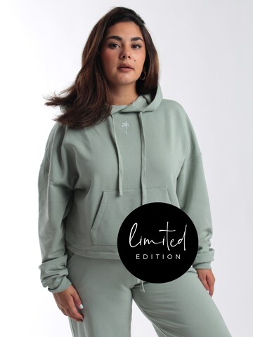 ABOUT YOU Limited Sweatshirt 'Tara' in Grey: front