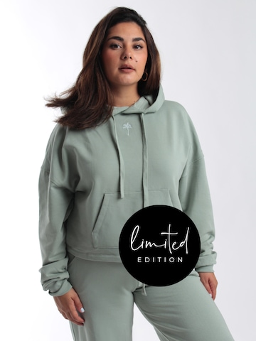 ABOUT YOU Limited Sweatshirt 'Tara' in Grey: front
