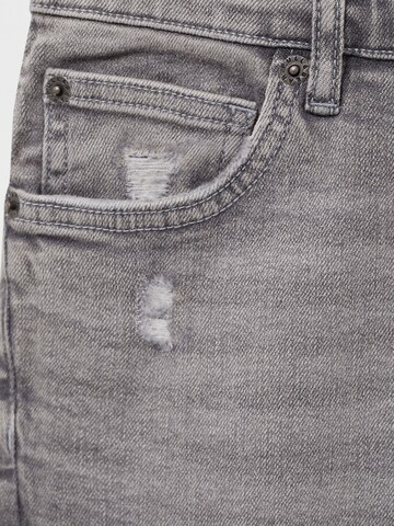 Pull&Bear Regularen Kavbojke | siva barva