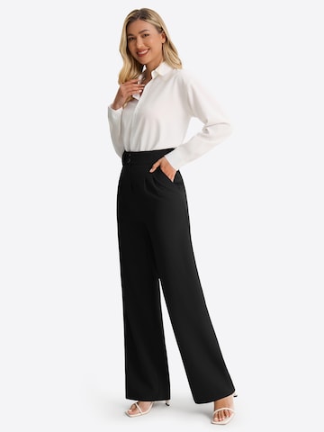 Imily Bela Wide leg Bandplooibroek in Zwart