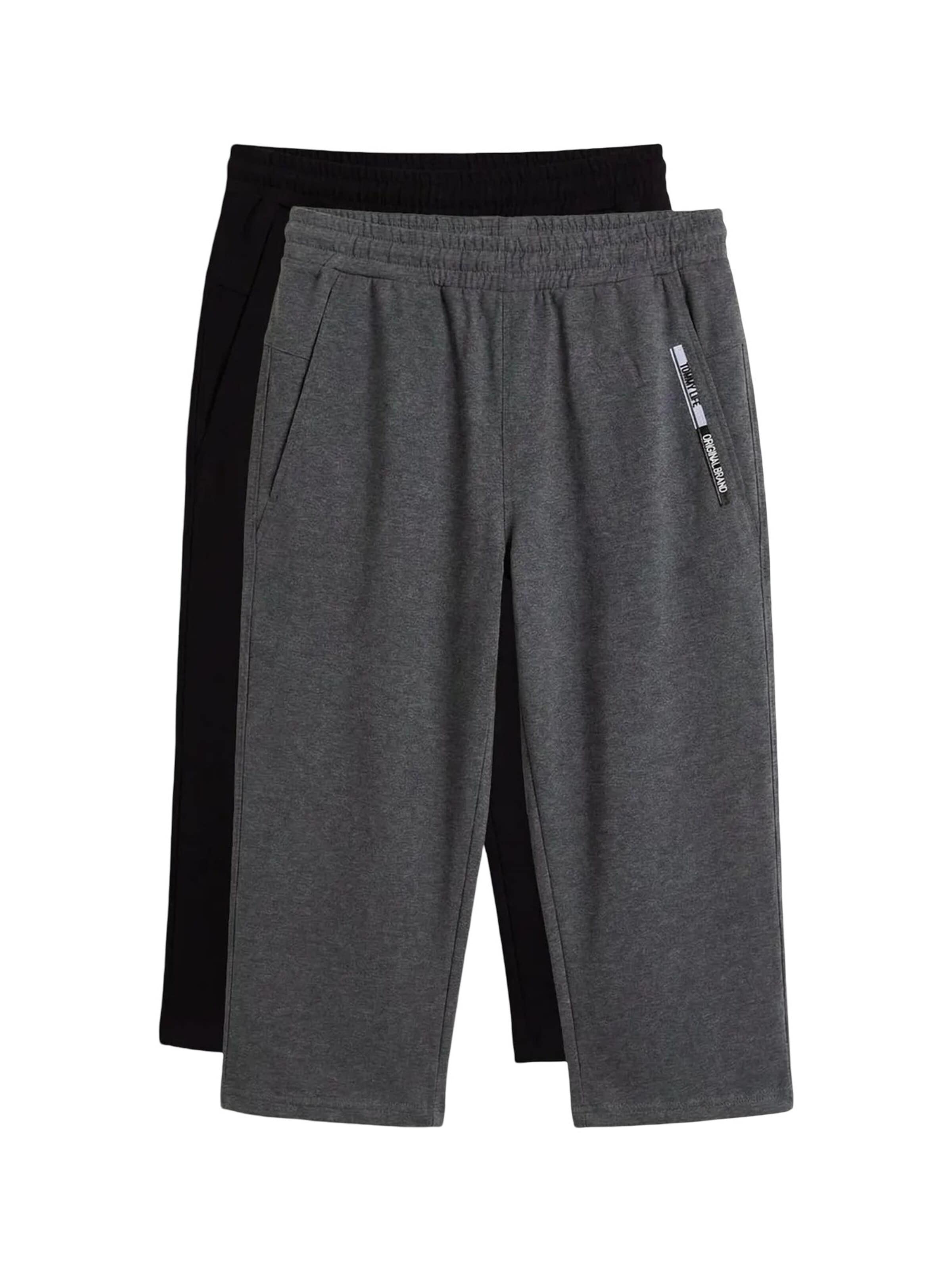 Pantalon de sport Tommy Life en gris : devant