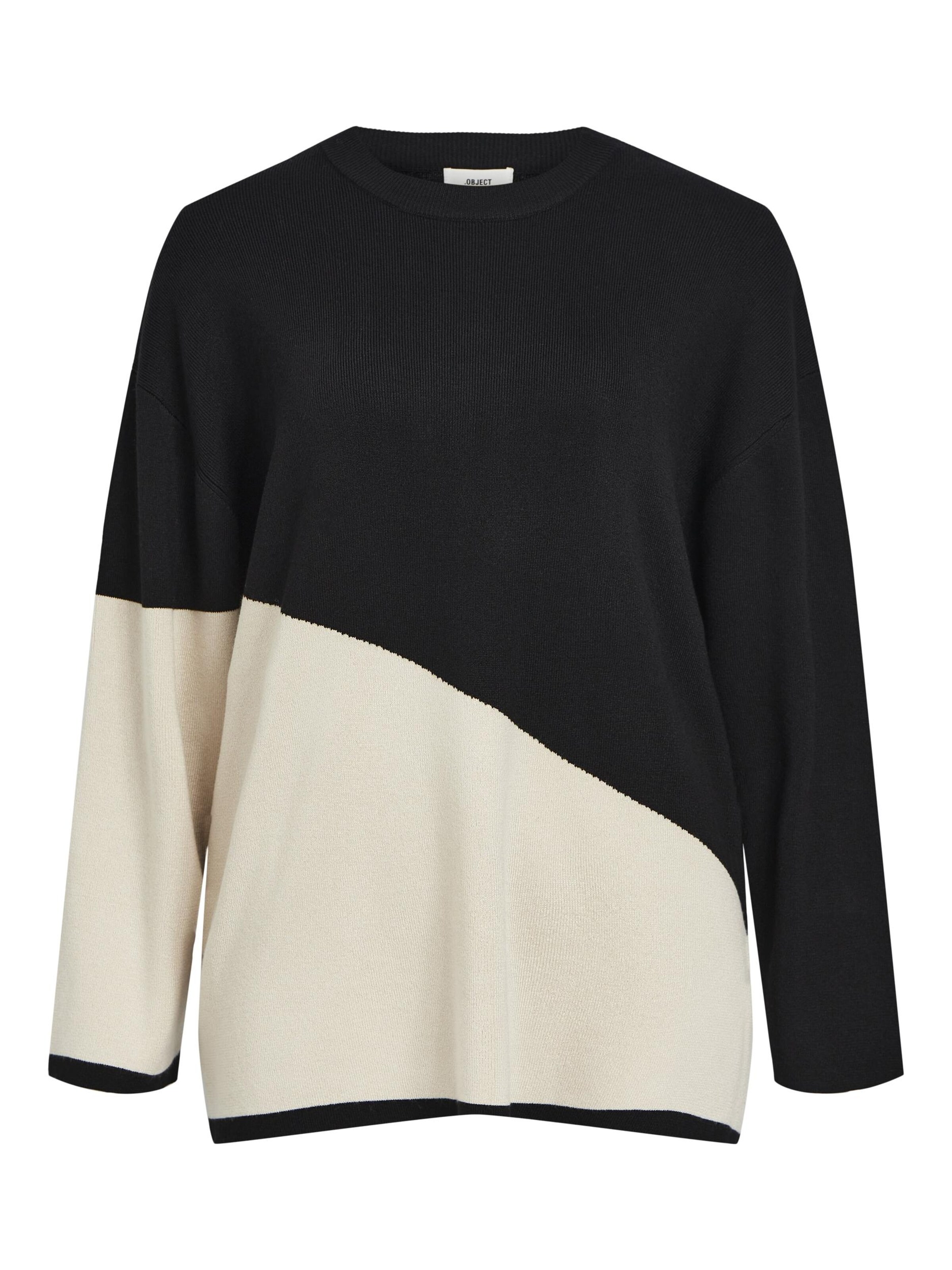 OBJECT Trui 'Ester' in Zwart: voorkant