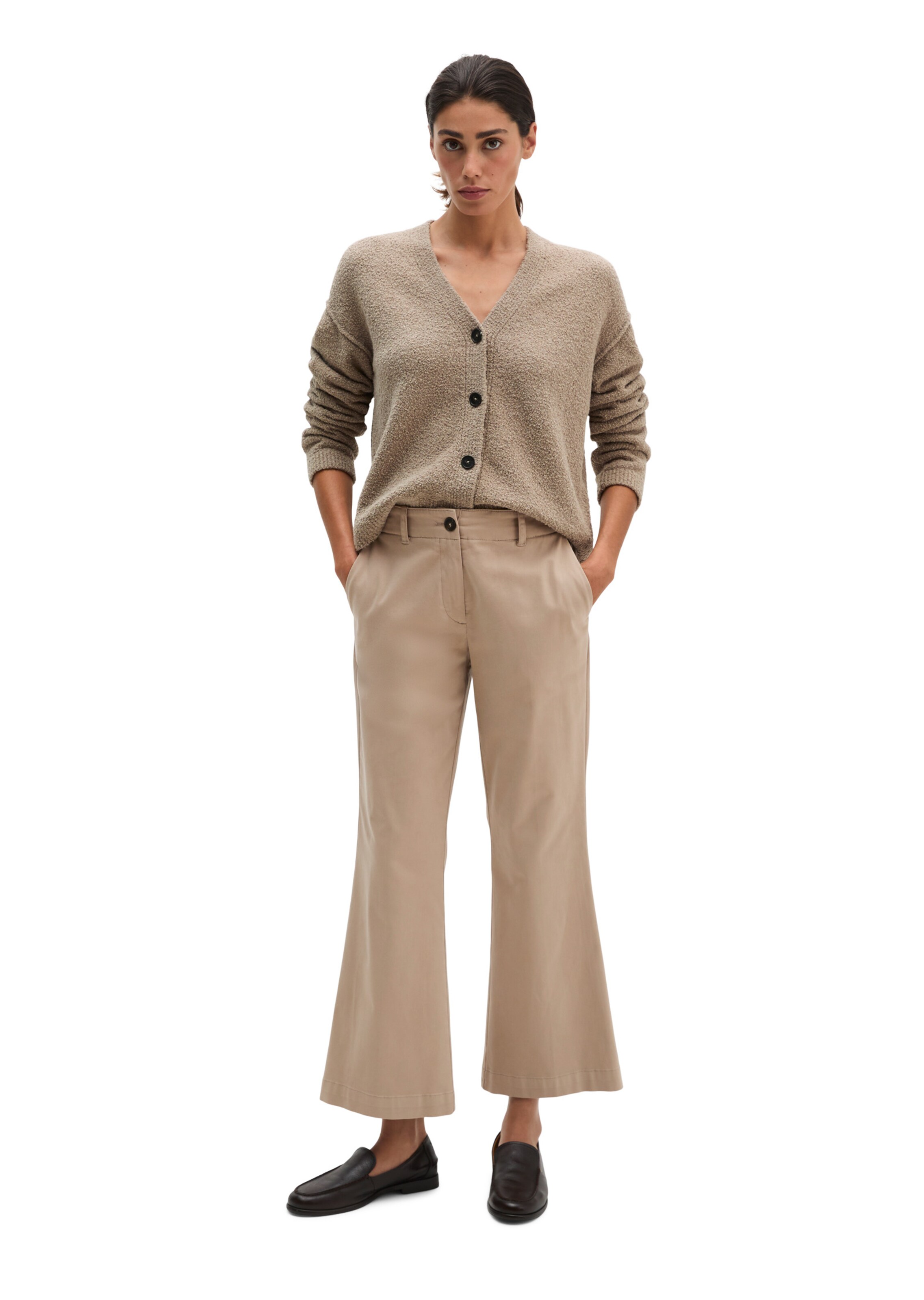 Marc O'Polo Flared Chino in Beige