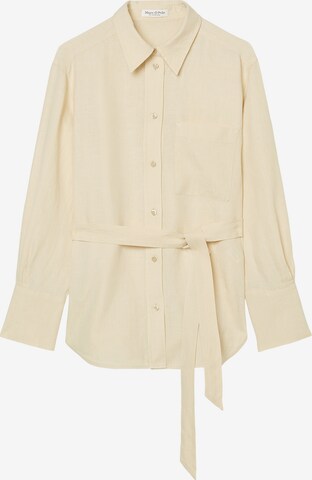 Marc O'Polo Blouse in Beige: front