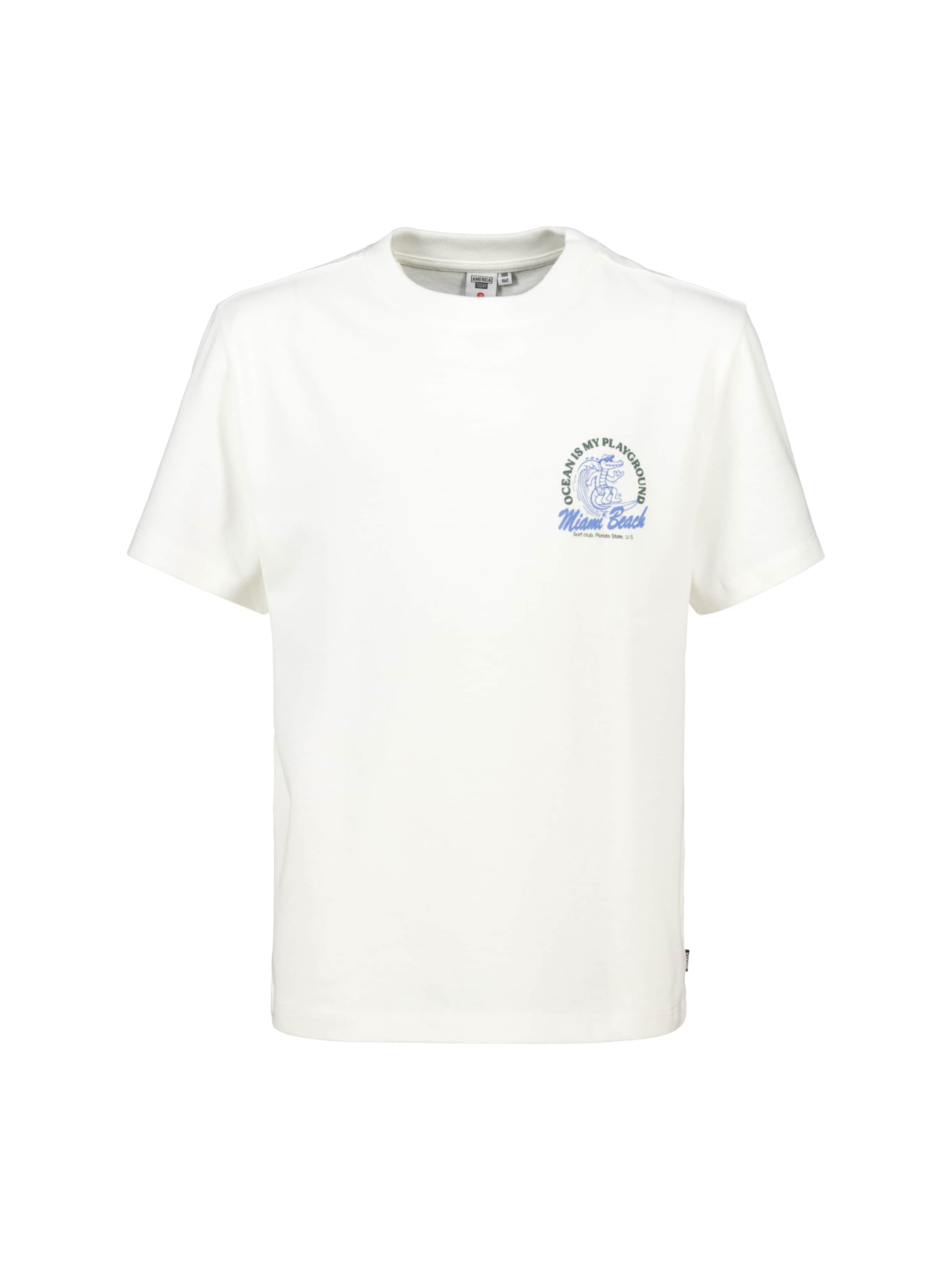 T-Shirt America Today en blanc : devant