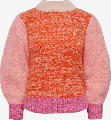 PIECES Sweater 'Felisia' in Orange: front