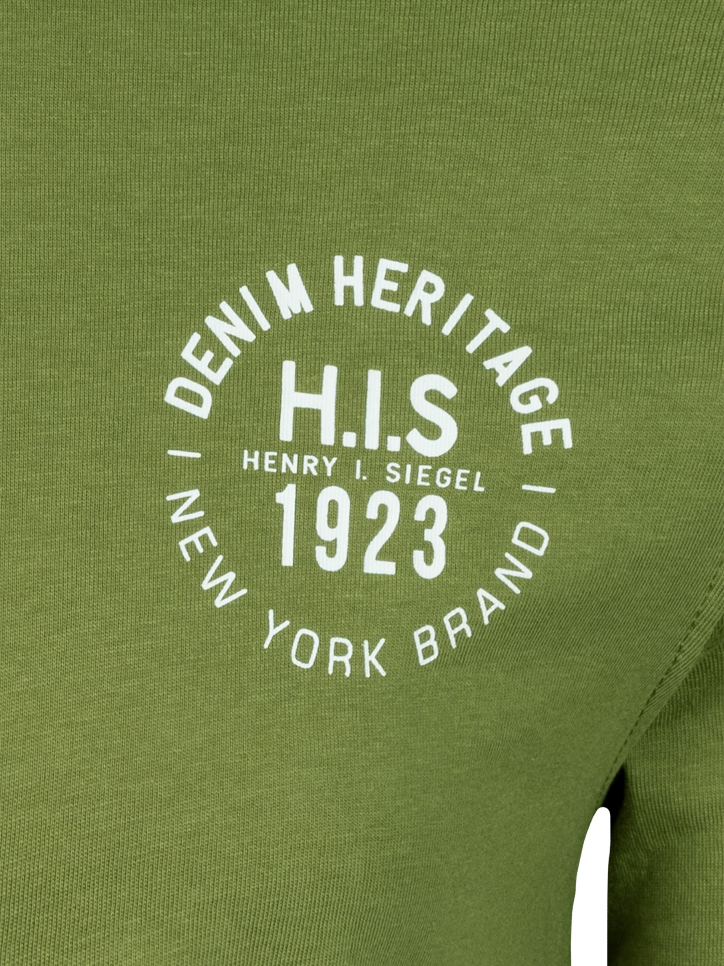 T-Shirt ' Denim Heritage 1923 ' H.I.S en vert