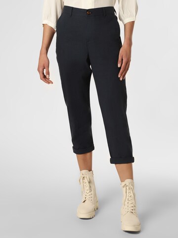 Franco Callegari Regular Hose in Blau: Vorderseite