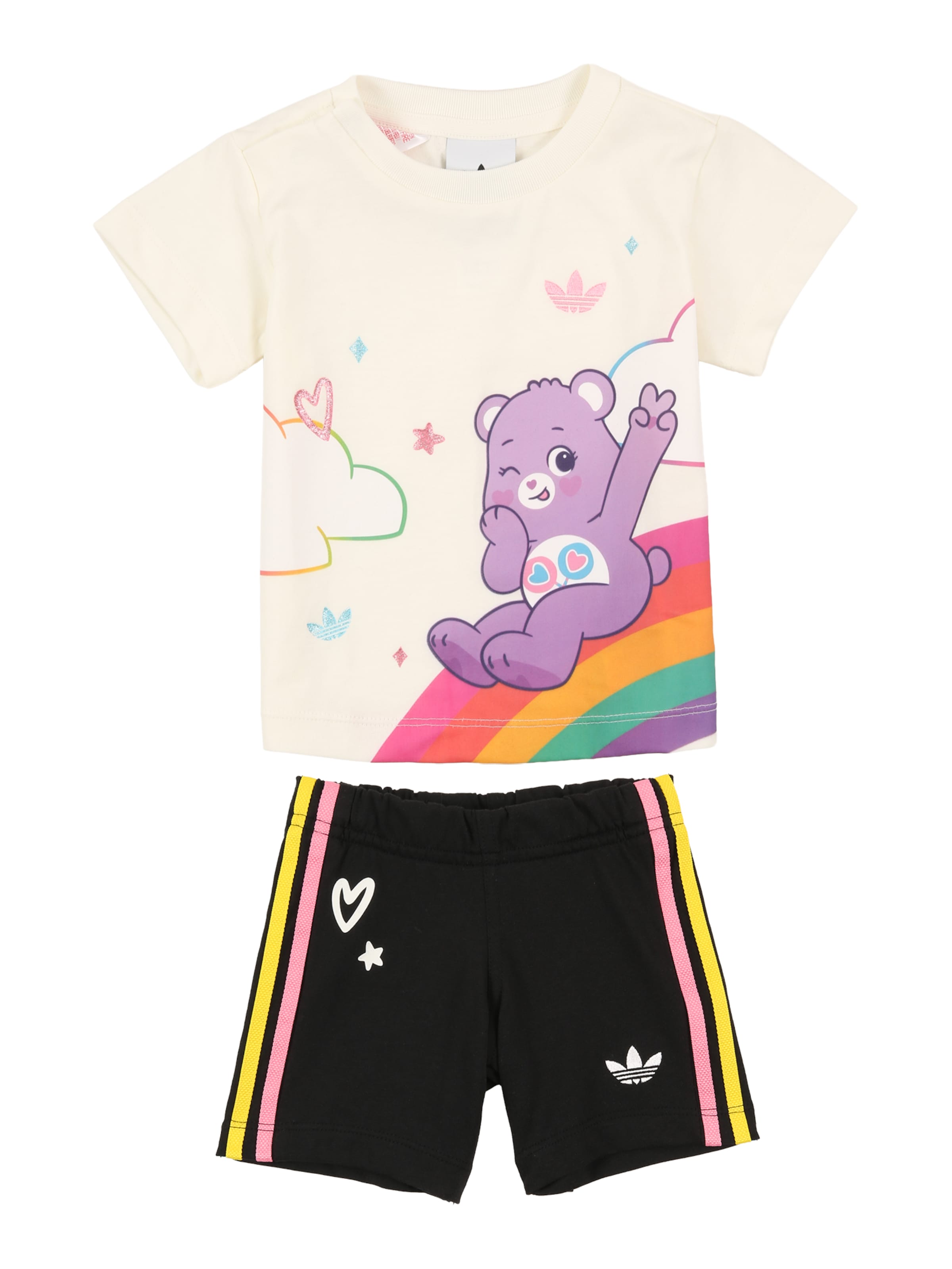 ADIDAS ORIGINALS Zestaw 'Care Bears' w kolorze biały: przód