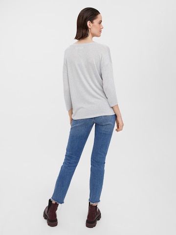 VERO MODA Pullover 'BRIANNA' in Grau