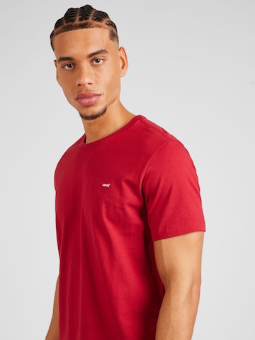 T-Shirt 'SS Original HM Tee' LEVI'S ® en rouge