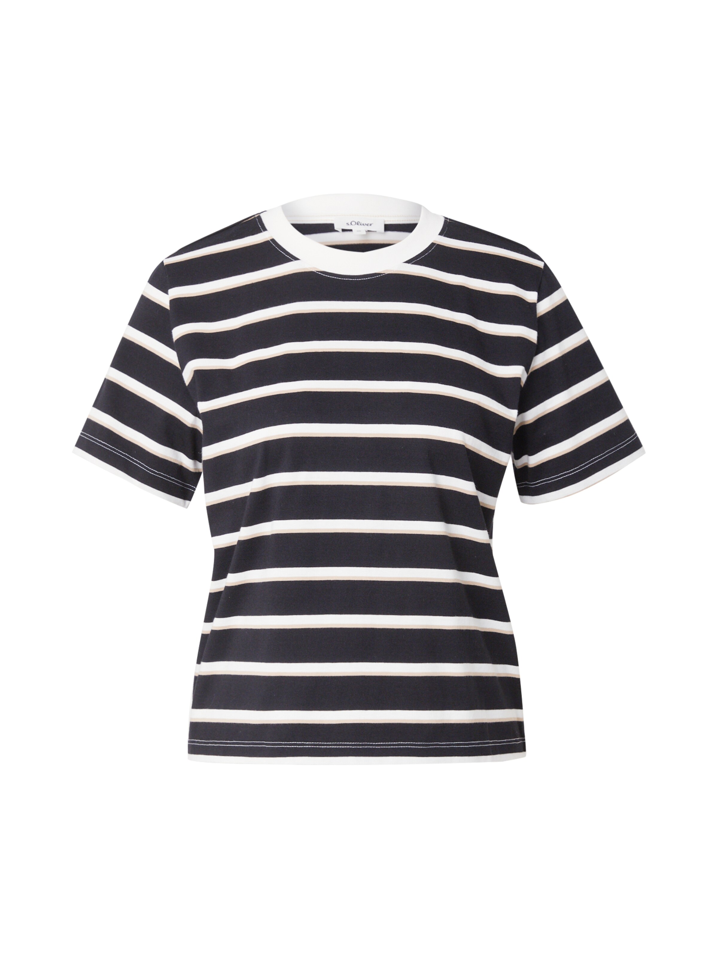 s.Oliver T-Shirt in Schwarz: Vorderseite