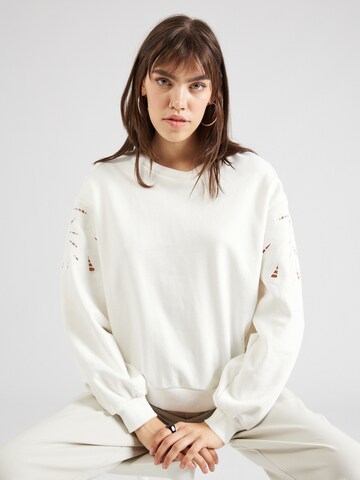 GAP Sweatshirt in Wit: voorkant