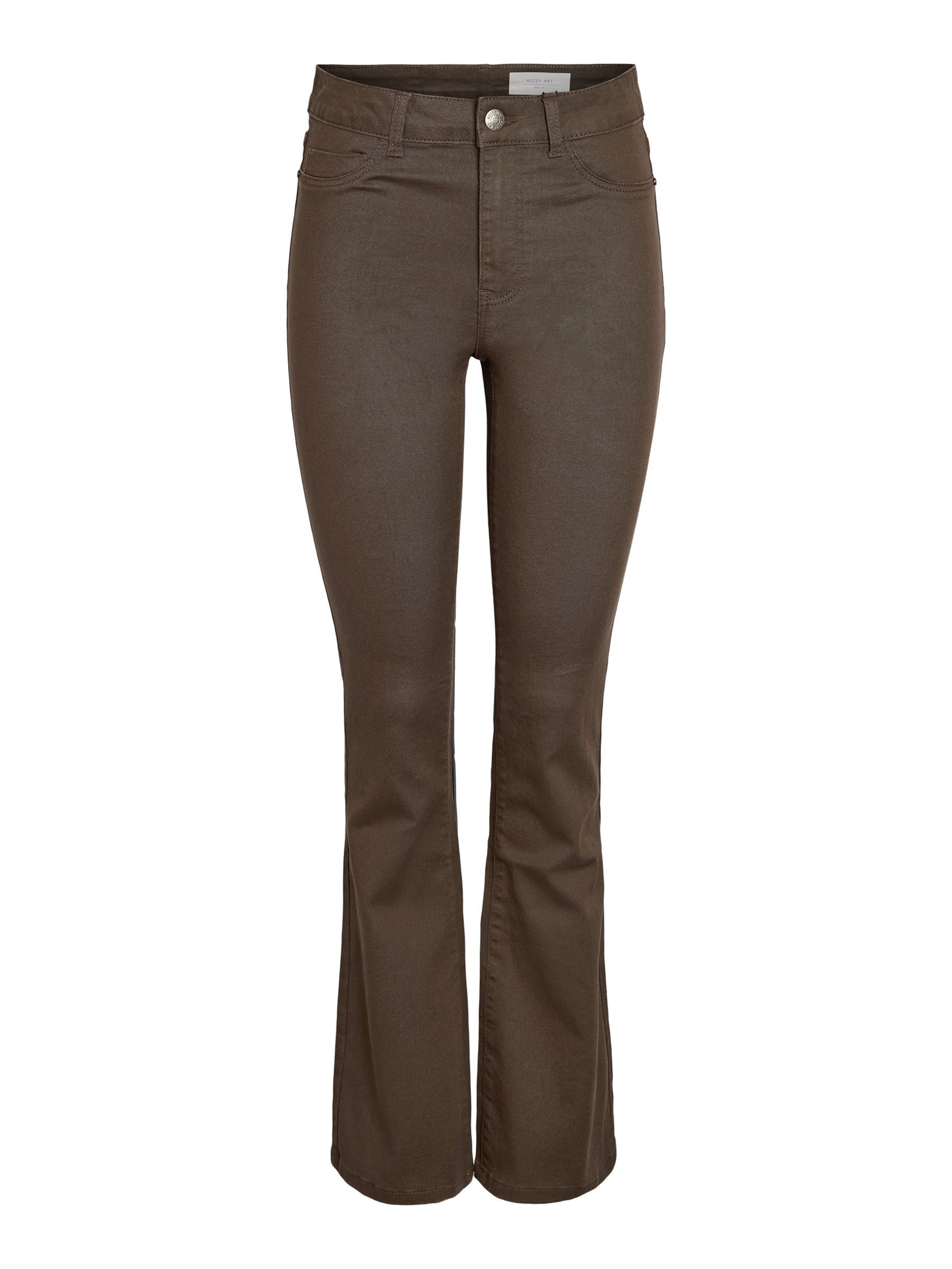 Noisy may Flared Jeans 'NMSallie' i brun: framsida