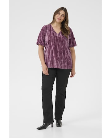 KAFFE CURVE Blouse in Purple