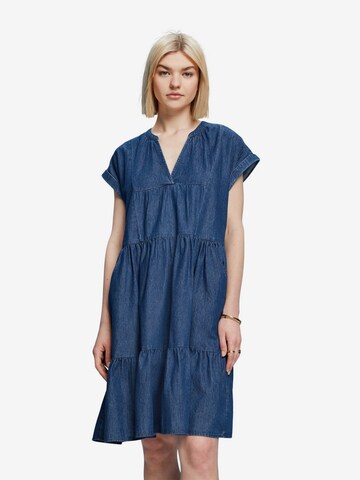 ESPRIT Summer Dress in Blue: front