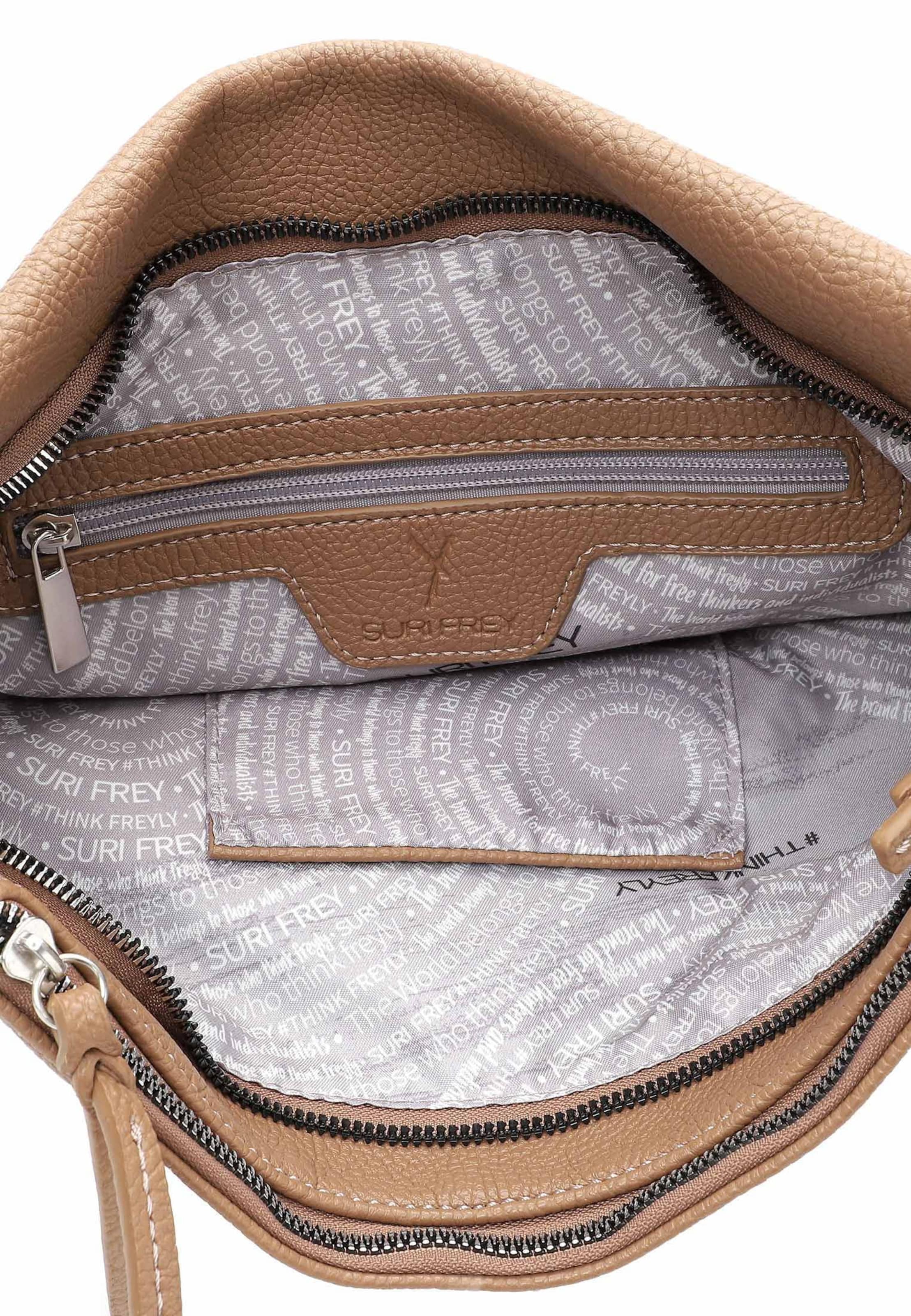 Suri Frey Skuldertaske 'Debby' i beige