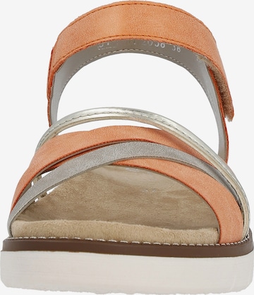 REMONTE Strap Sandals in Orange