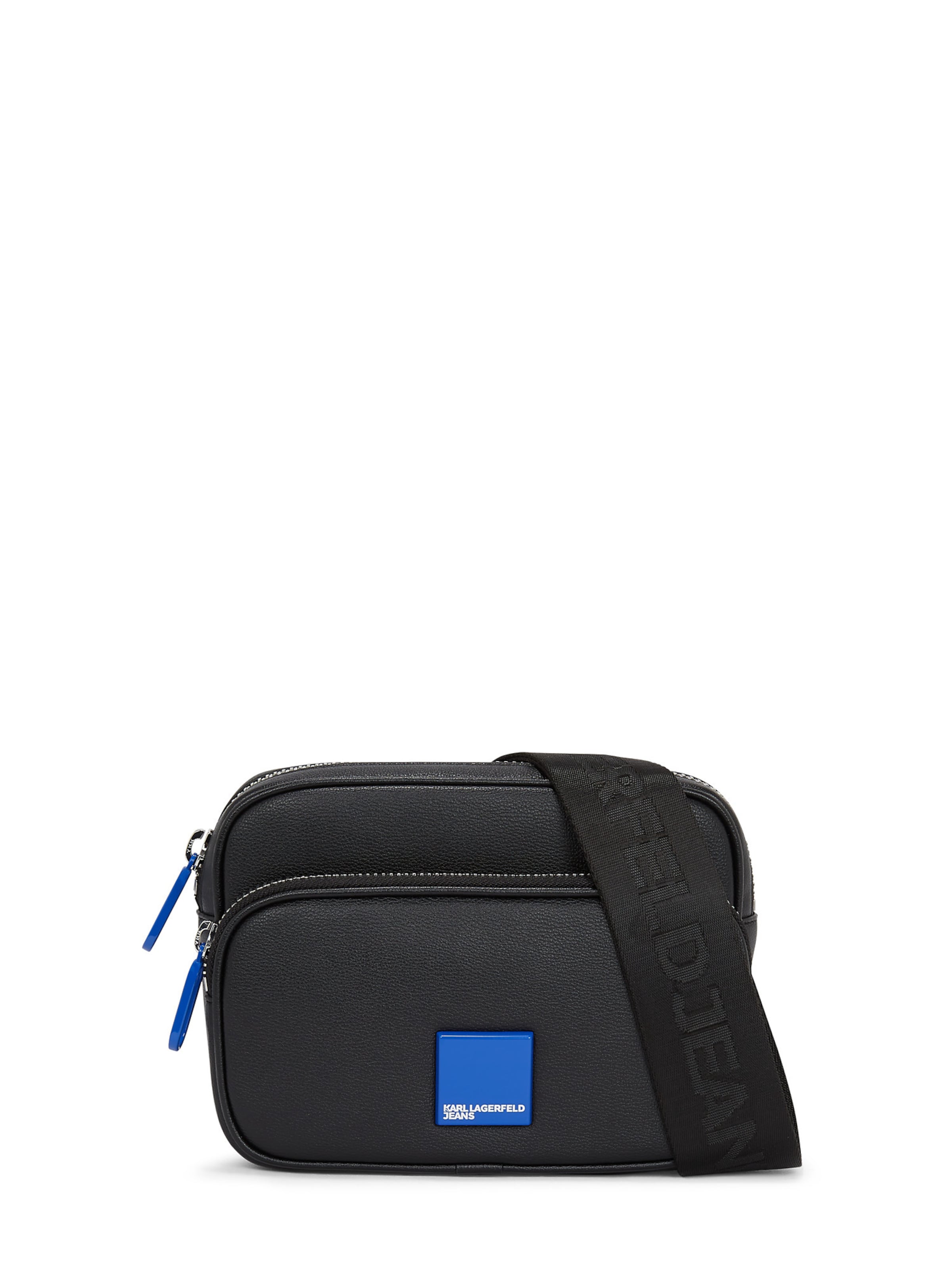 KARL LAGERFELD JEANS Taška cez rameno - Čierna: predná strana