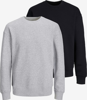 JACK & JONES Sweatshirt 'Star' in Silver: front