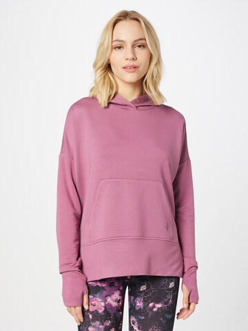 SKECHERS Sport sweatshirt i lila: framsida