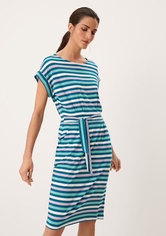 s.Oliver Summer Dress in Blue: front