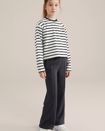 WE Fashion Regular Byxa i grå