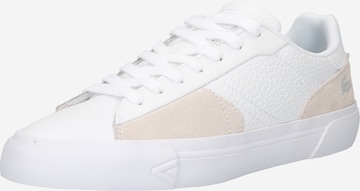 LACOSTE - Zapatillas deportivas bajas en blanco: frente