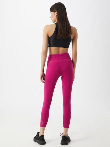 ESPRIT Skinny Spodnie sportowe 'Edry' w kolorze różowy