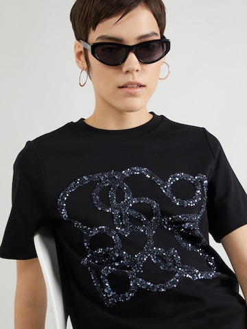 s.Oliver BLACK LABEL Μπλουζάκι σε μαύρο
