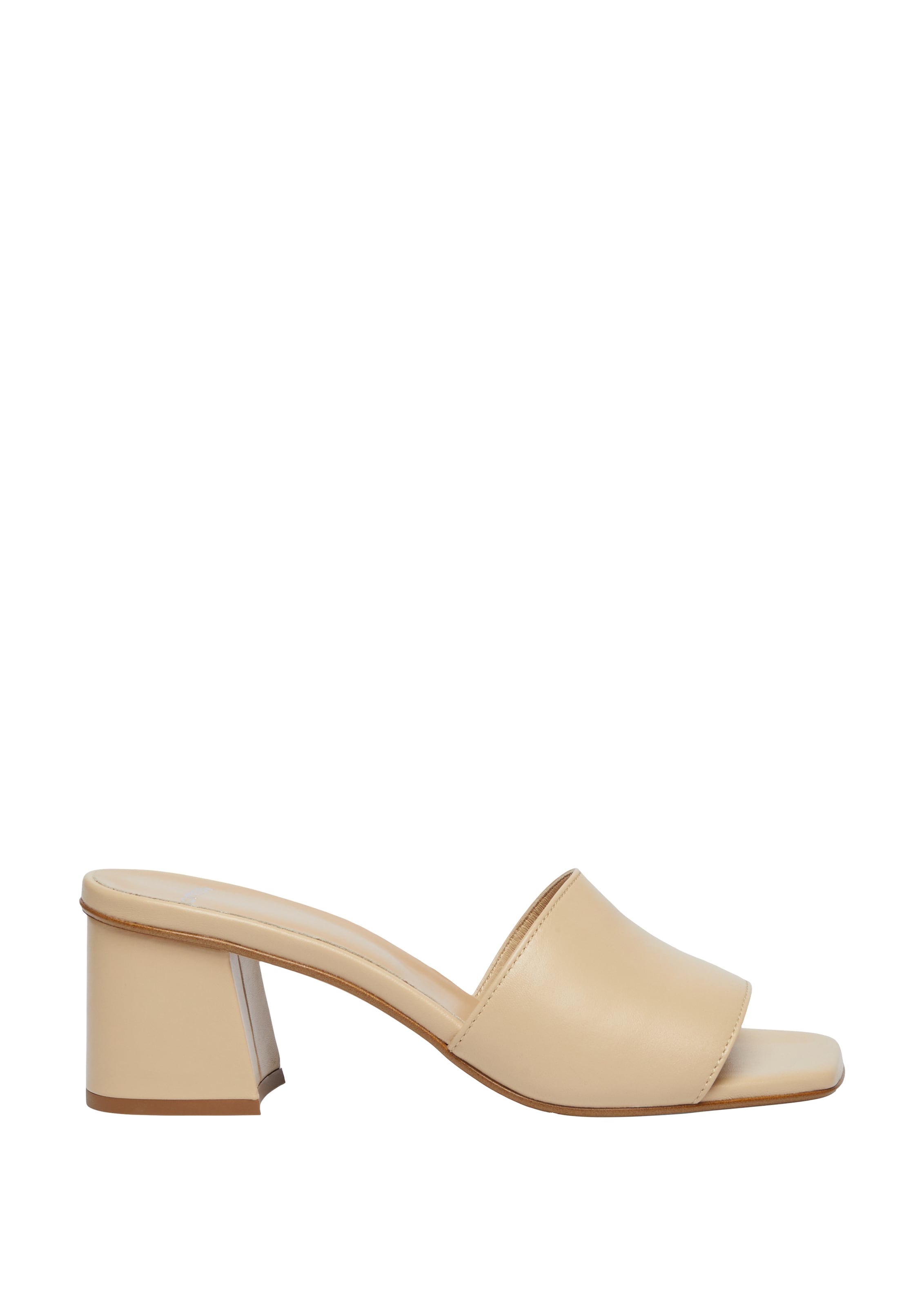 COMMA Mule in Beige: front