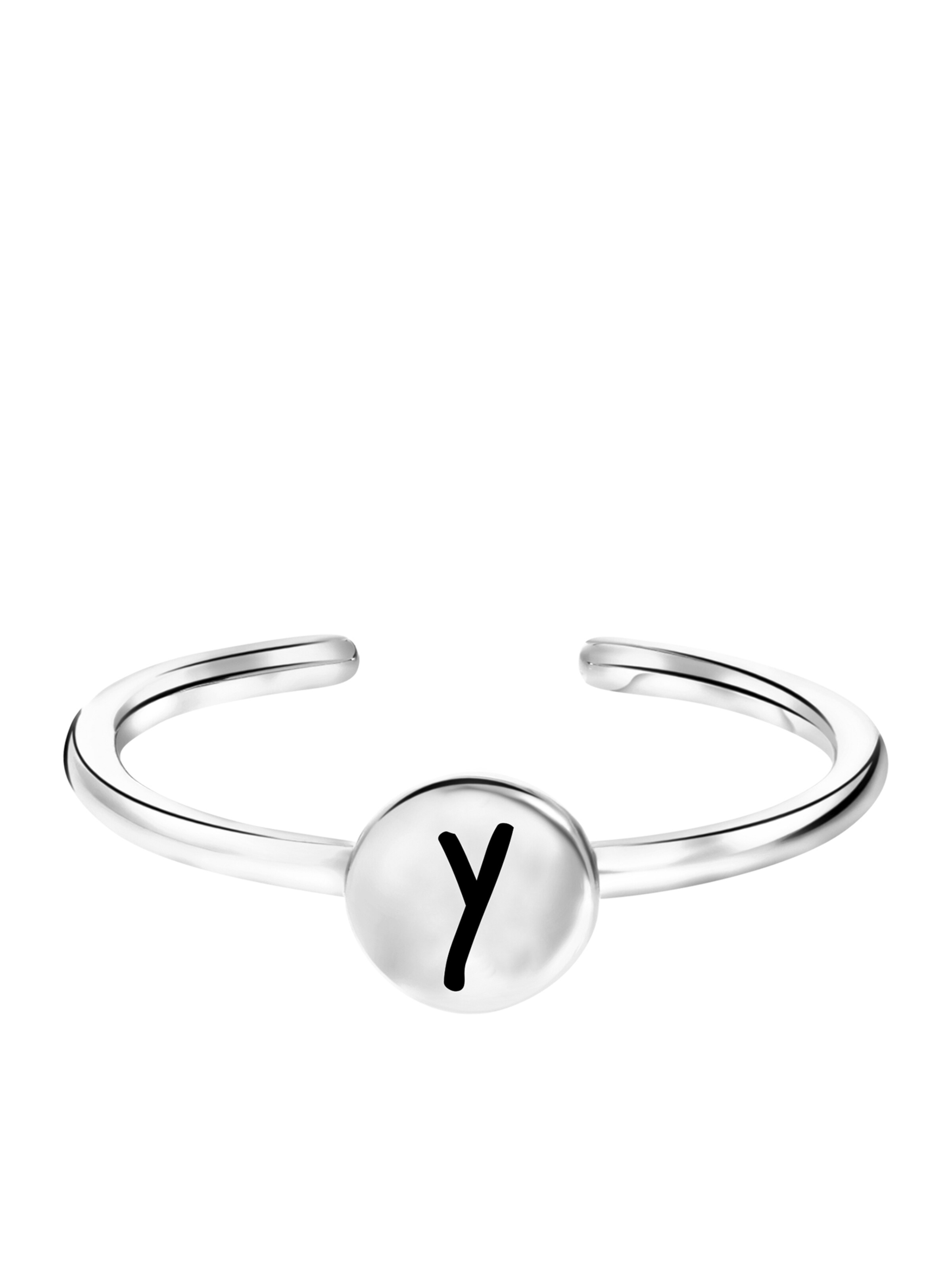 Lucardi Ring in Silber: Vorderseite