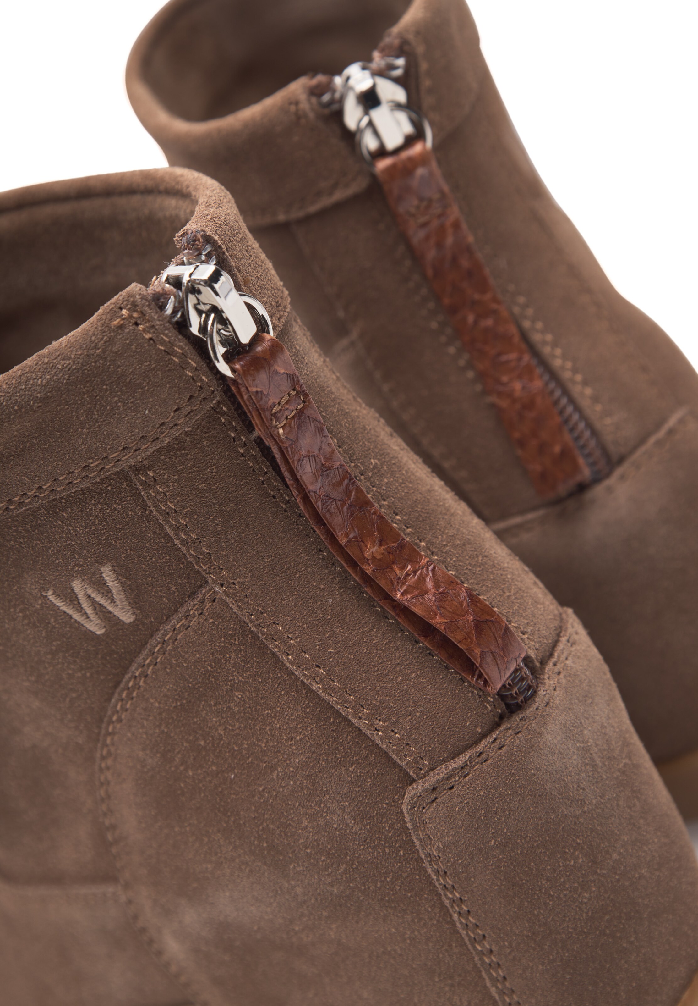 WODEN Enkellaarsje 'Emmy' in Bruin