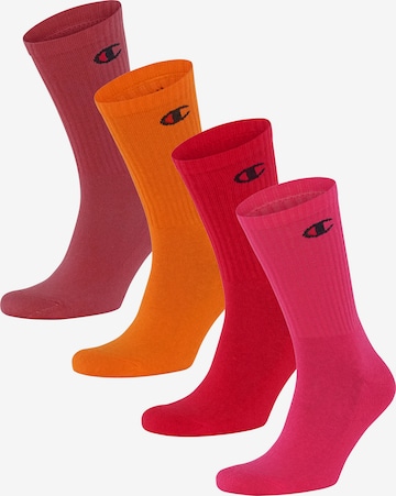 Chaussettes Champion Authentic Athletic Apparel en rouge : devant