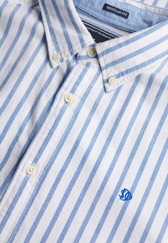 Coupe regular Chemise Superdry & Co en bleu