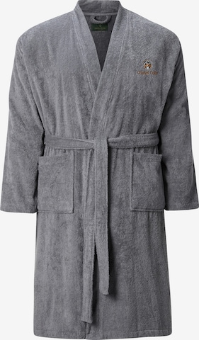Charles Colby Long Bathrobe in Grey: front